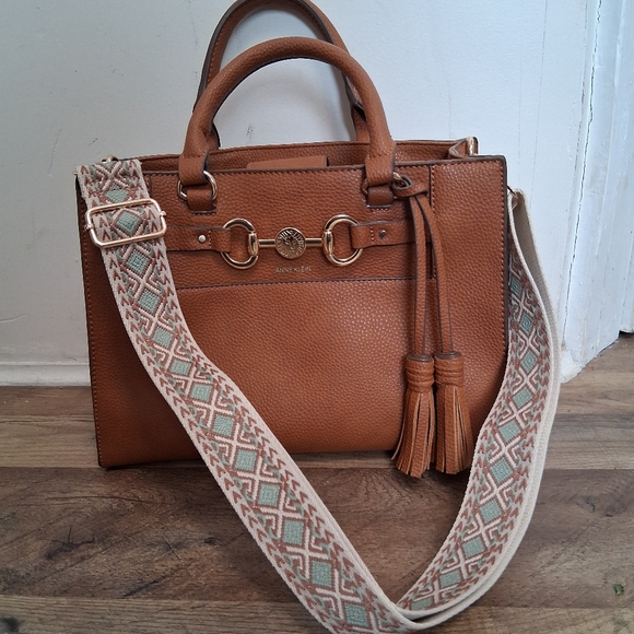 Anne Klein Handbags - Anne Klein Horsebit Satchel